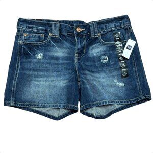 Gap Premium Jeans Medium Wash Mid-Rise Denim Shorts Womens Size 8